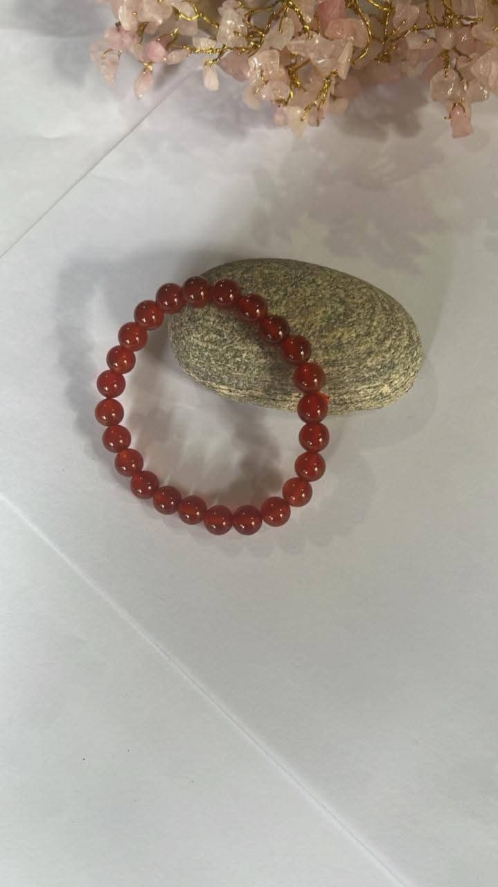 carnelian bead bracelet 